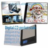 0.01g CD shaped pocket scales