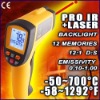 0.10~0.99 EM Infrared Thermometer 12:1 Pyrometer 700degC