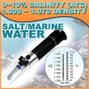 0-10% ATC Handheld Salinity Refractometer