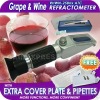 0-25% ATC New Alcohol Refractometer (0-25%VOL, 0-40%Brix)