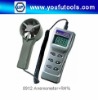 0.6-32m/s Anemometer+RH%Remote Fan Air Flow Meter w/RH%/Handheld anemometer w/RH% 8912