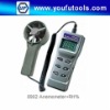 0.6-62m/s Anemometer+RH%/Remote Fan Air Flow Meter w/RH%/Handheld anemometer w/RH% 8902