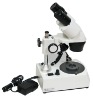 10-30X or 20-40X 56 mm LED Stereo Zoom Gem Microscope