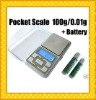 100g/0.01g Digital LCD Pocket Jewelry Scales 0.001ounce