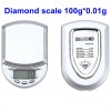 100g*0.01g Digital LCD diamond Scale