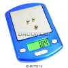 100g/0.01g Mini LCD Digital Electronic Jewelry Scale blue color