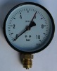 100mm black steel pressure gauge