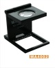 17mm dia. metal linen tester with glass lens 8X