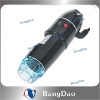 2.0MP Monocular Digital Microscope Camera 5X to 500X with 8-LED Illumination