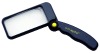 2" 4" illuminated magnifier with foldable handle 2X 4X
