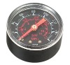 2.5" pressure gauge with black aluminum dial