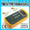 2 K-Type Digital Thermometer w/ Thermocouple Sensors