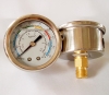 2"oil filled pressure gauge