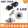 200X USB Digital Microscope prices Endoscope slide 8 LED Magnifier Camera Cam PC Computer AVP028F2