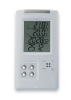 2012 digital weather station clock with 3-line LCD display