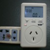 220V single phase digital display watt meter AU plug