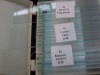 25 pieces microscope prepared slides packed in plastic box