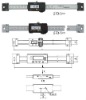 (270-335) 0-300mm/12"Digital Scale Units (Horizontal Type)