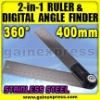2in1 Digital Angle Finder Meter Protractor Ruler 360 degrees