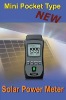 3-3/4 digits LCD Mini pocket type Solar Power Meter TM-750 free shipping