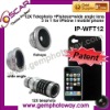 3 in 1 Lens Kits fisheye wide angle 12X telephoto mobile phone accessory camera lens