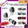 3 in 1 Lens Kits fisheye wide angle 9X telephoto mobile phone accessory camera lens