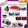3 in 1 Lens Kits fisheye wide angle 9X telephoto other mobile phone accessory camera lens
