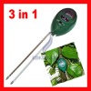 3 in 1 Plant Flowers Soil Test PH Tester/Moisture/Light Meter Analyzer