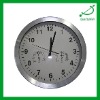 (3 in 1) Wall Clock With Thermometer/Temperature & Hygrometer/Humidity (In-outdoor)