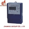 3 phase electronic multi function watt hour meters