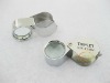 30x21mm sliver pocket jewellery loupe magnifier