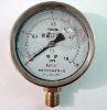 4" oil stainless bayonet and bezel pressure meter