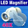 40X-25mm LED Jewelry Loupe Magnifing O-697