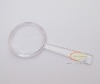 40mm clear plastic magnifier with flat handle