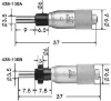 438-515 0-25mm Precise Micrometer Heads