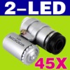 45X Magnifier LED Jeweler Loupe