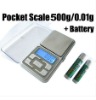 500g/0.1g Digital LCD Pocket Jewelry Scales 0.01ounce