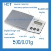 500g 0.1g digital pocket scale