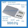 500g*0.1g digital pocket scale