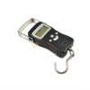 50Kg/20g Metal Travel Portable Luggage Scale With Tape Rule Temperature Display