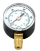 50mm Standard Pressure Gauge with adjustable red indicative pointer