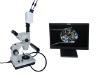 6.5-45X(90X) 1:7 Stereo zoom Gemological Equipment Video Gem Microscope