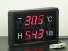 6 digit 2.3 inch led digital thermometer hygrometer