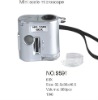 60X LED microscope/ pocket loupe with UV lamp/pocket microscope