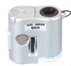 60X Mini Pocket Magnifier / Portable Microscope LED
