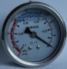 60mm back connection oil filled vacuum gauge