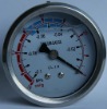 60mm back oil filled pressure gauge