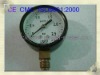 60mm bellows black steel pressure gauge