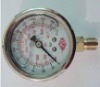 63mm hot sale oil filled pressure meter