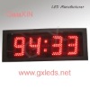 7 segment digital led clock display